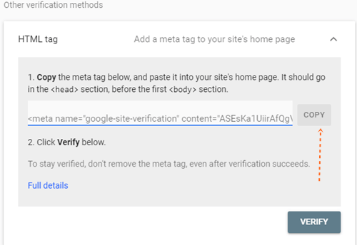 html tag method
