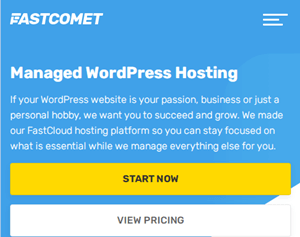 fastcomet wordpress hosting