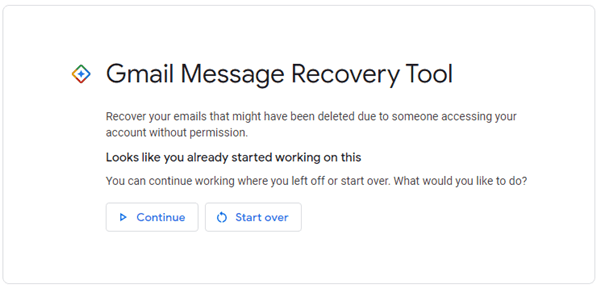 gmail support to restore deleted emails