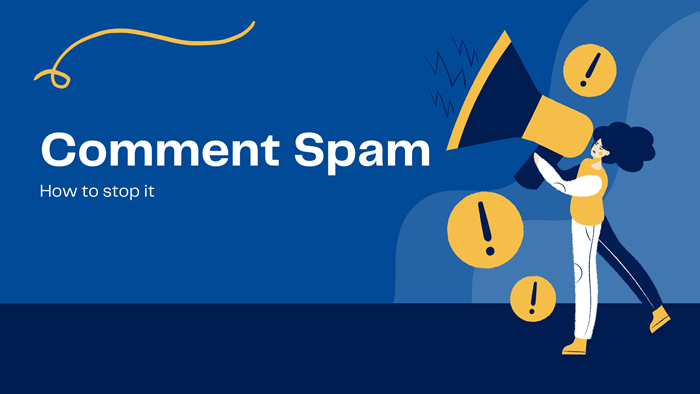 how to stop comment spam