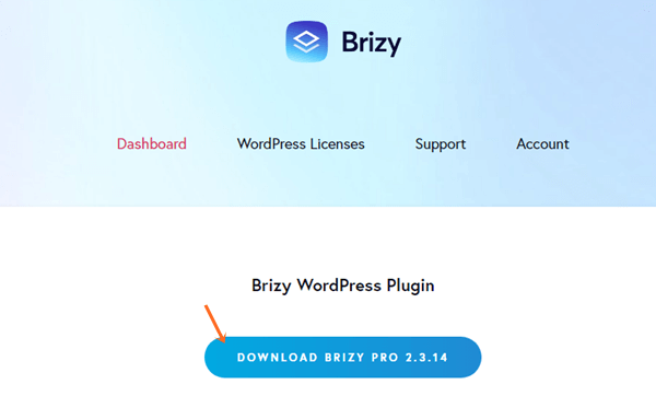 download brizy pro plugin
